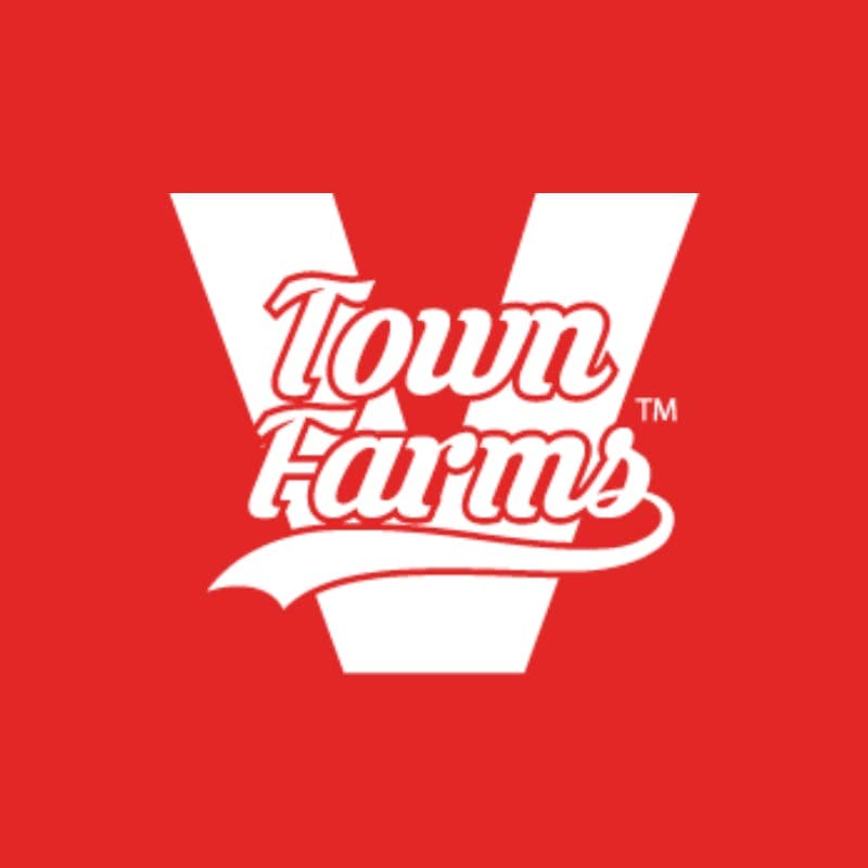V- Town Farms logo