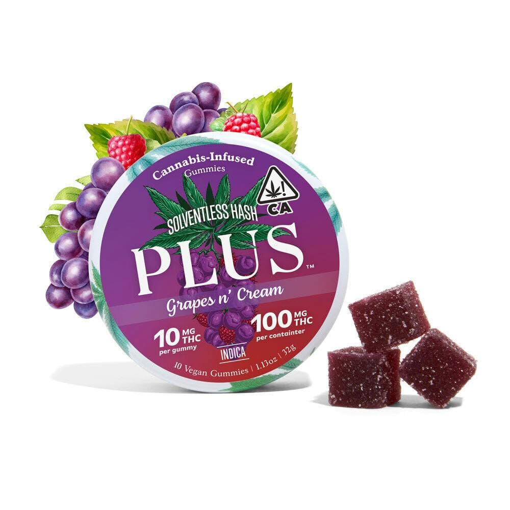 Grapes n' Cream Indica Solventless Gummies