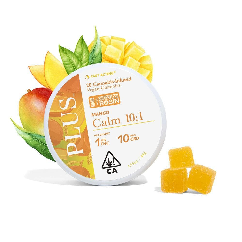 Mango Calm 10:1 Gummies [Solventless Rosin]