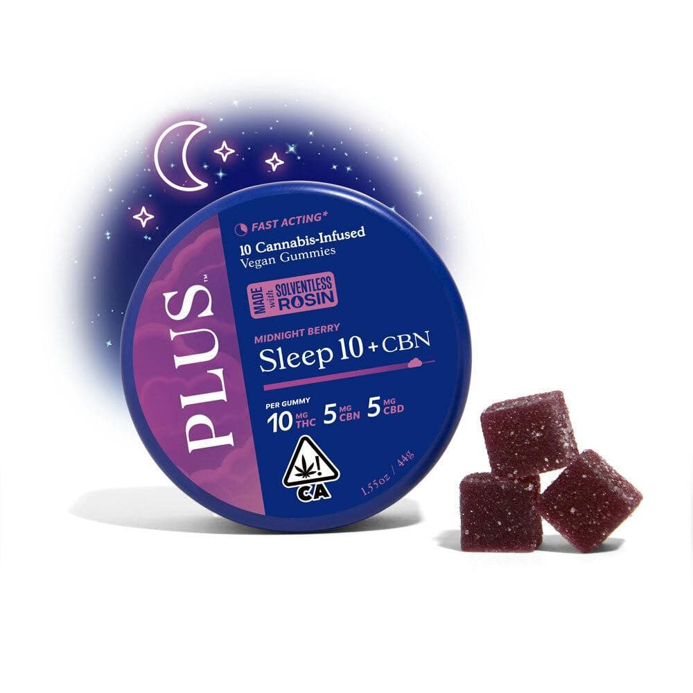 Midnight Berry Sleep 10:5:5 Gummies [Solventless Rosin]