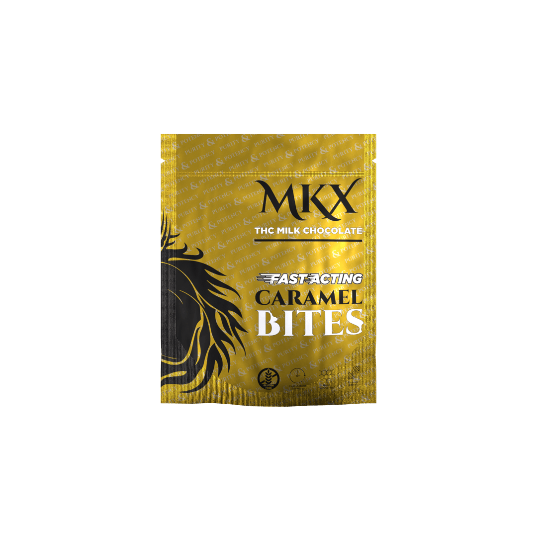 Fast Acting Milk Chocolate Bites (Caramel) 100mg