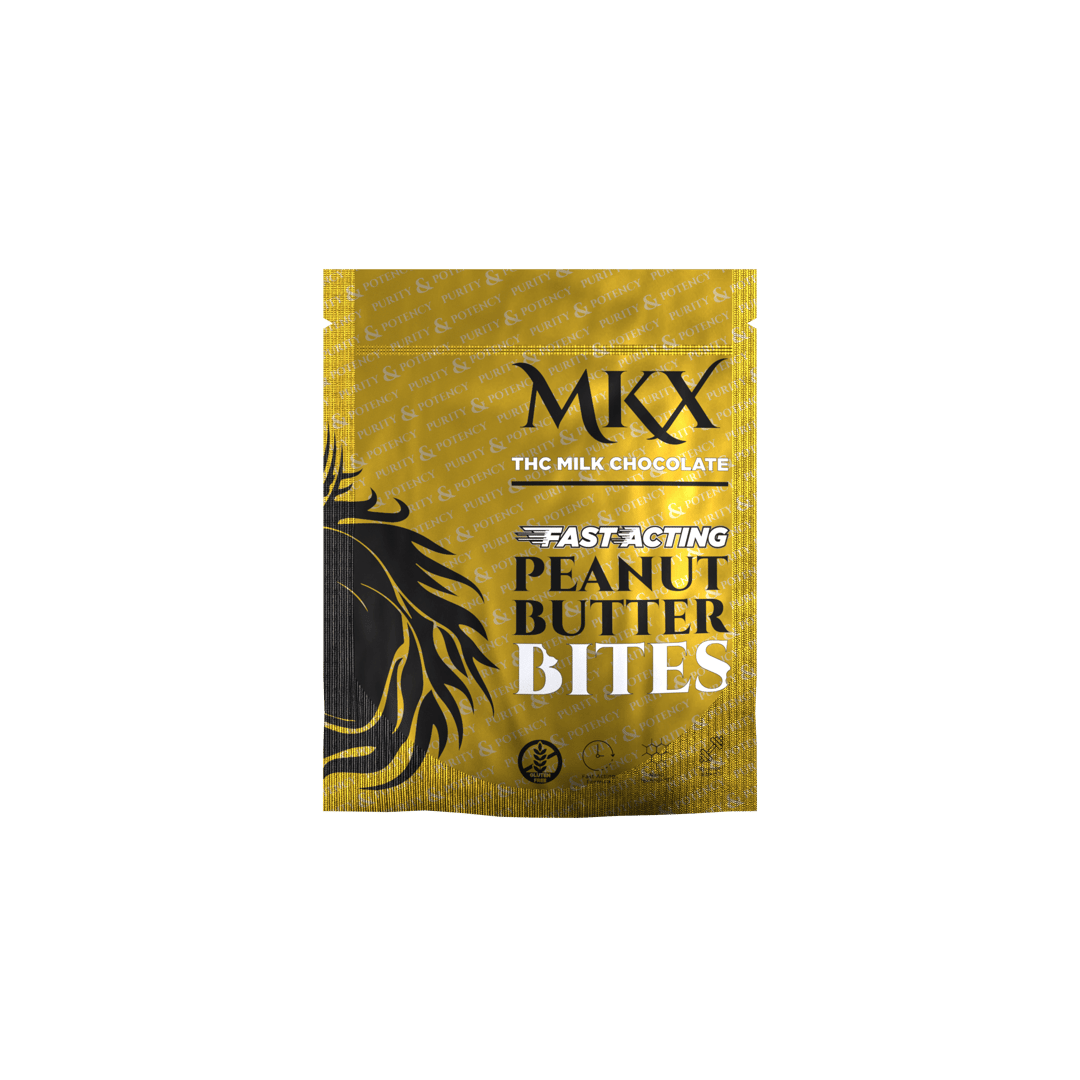Fast Acting Milk Chocolate Bites (Peanut Butter) 100mg
