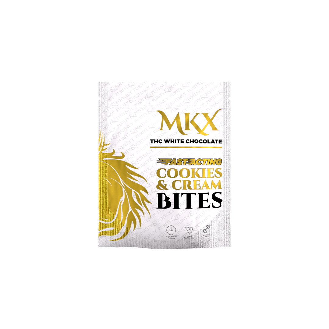 Fast Acting White Chocolate Bites (Cookies & Cream) 100mg