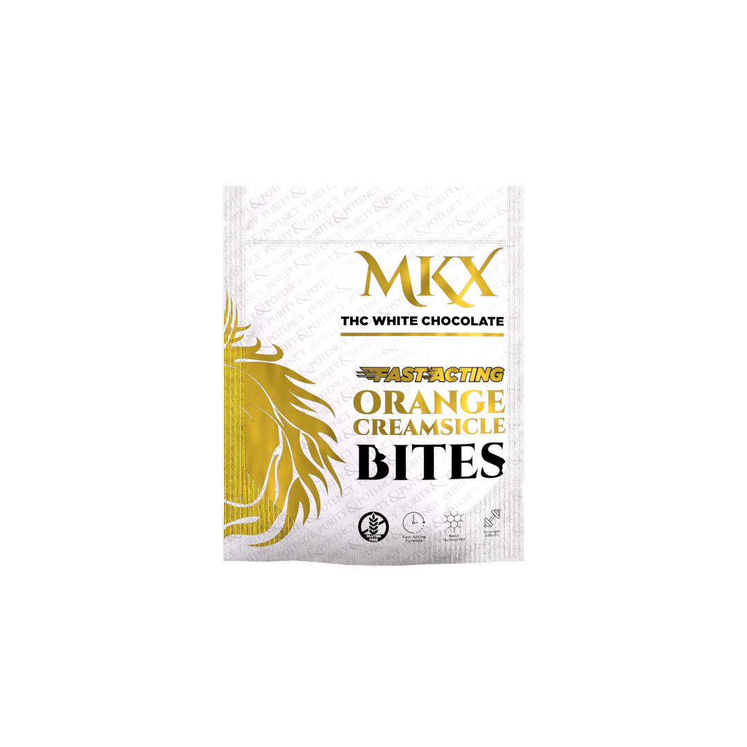 Fast Acting White Chocolate Bites (Orange Creamsicle) 100mg