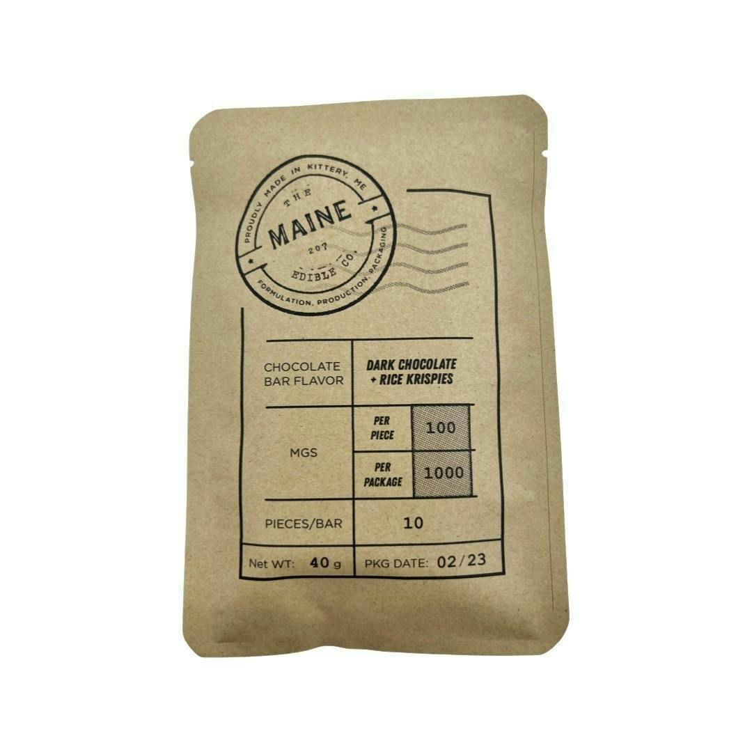 1000mg Dark Chocolate + Rice Krispies- The Maine Edible Co.