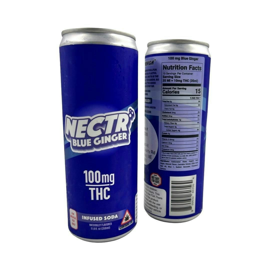 100mg Blue Ginger Soda - Nectr