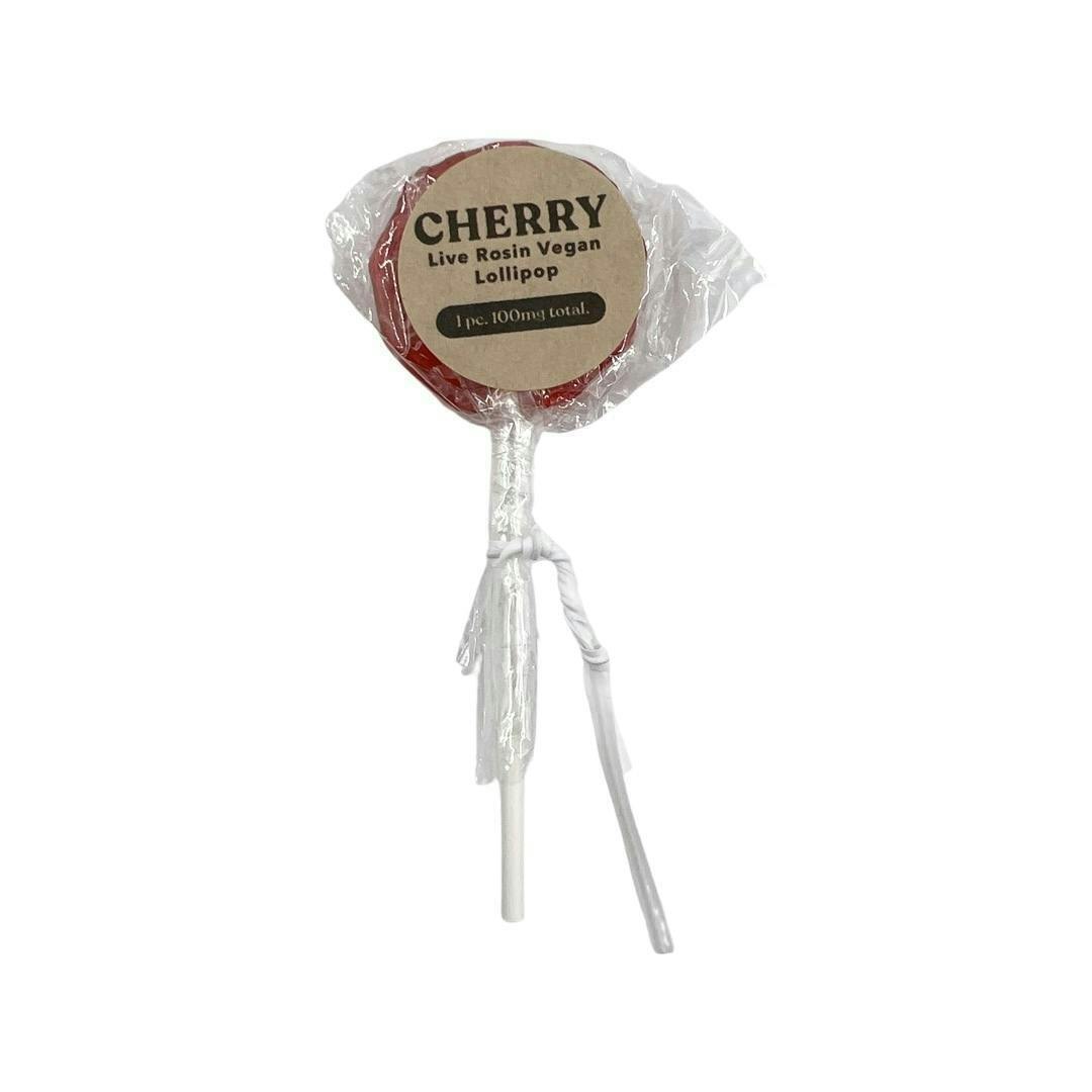 100mg Live Rosin Cherry Lollipop
