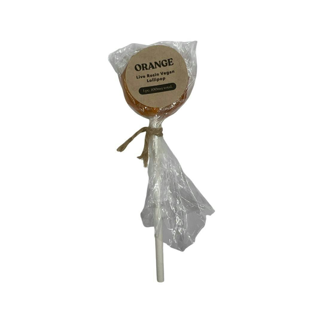 100mg Live Rosin Orange Lollipop