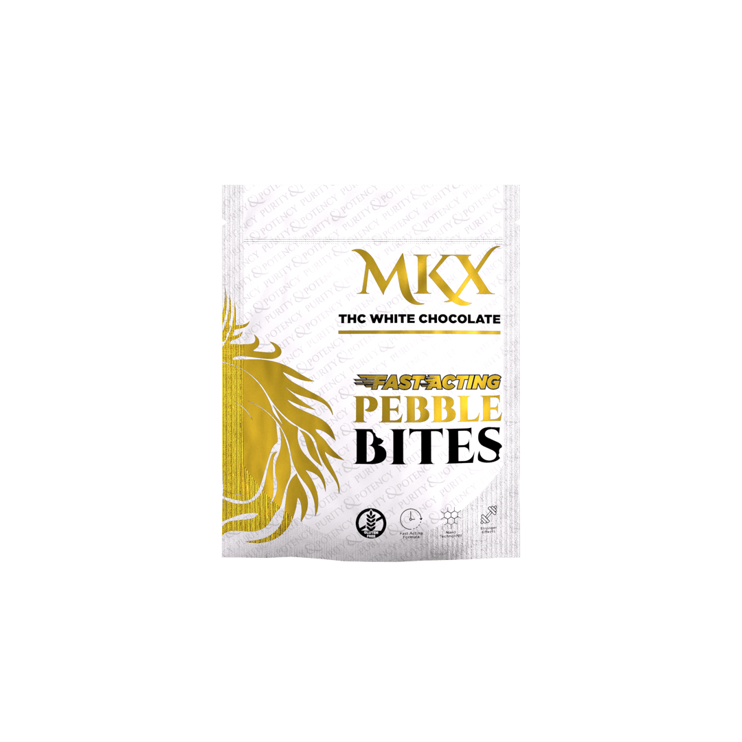 Fast Acting White Chocolate Bites (Pebble) 100mg