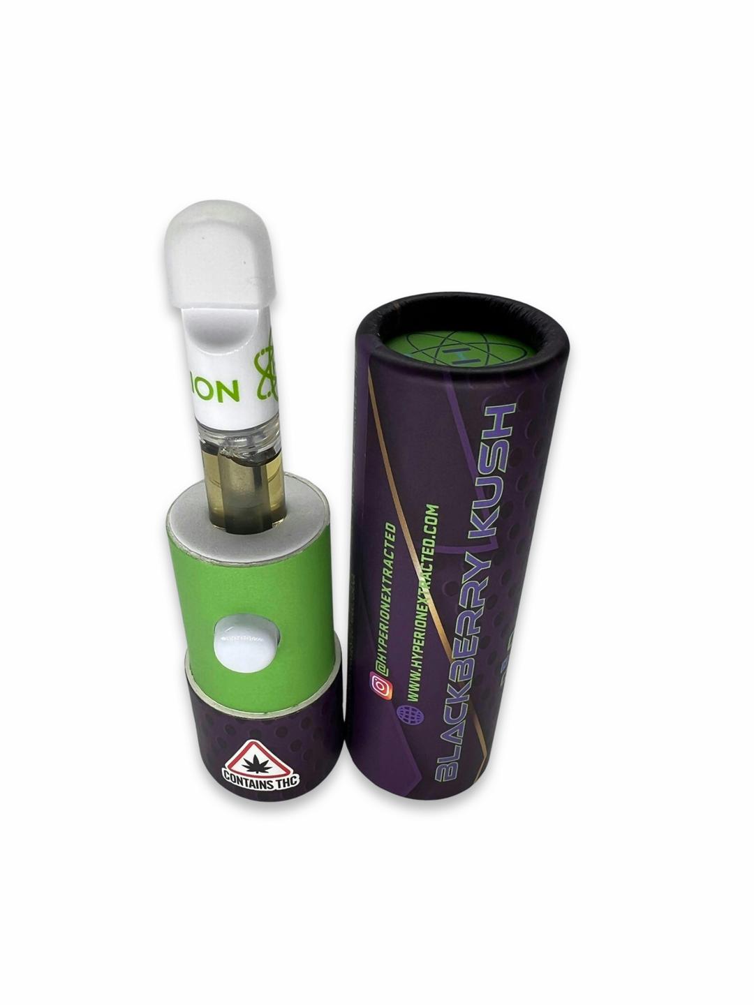 1g Blackberry Kush Distillate Cartridge - Hyperion