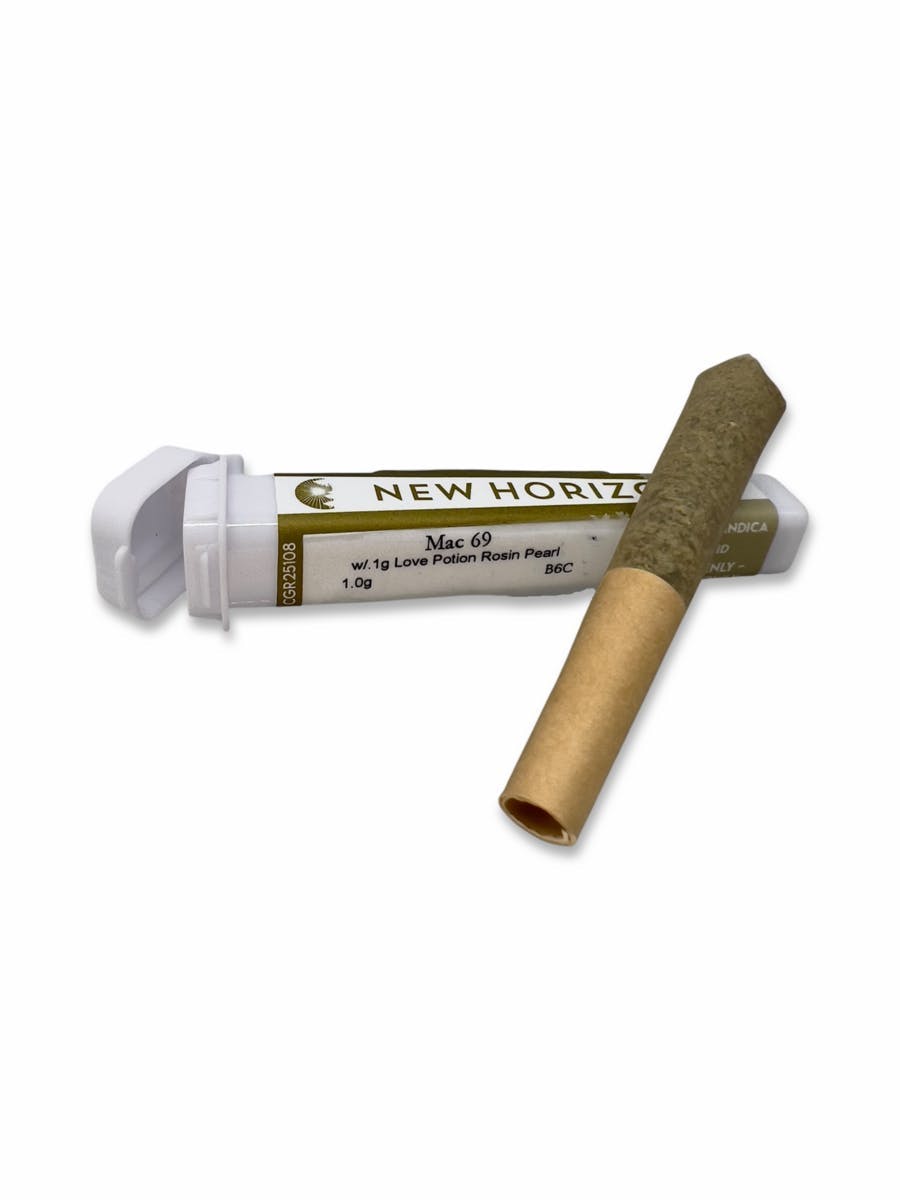 1g MAC 69 w/ .1g Love Potion Rosin Pearl Pre Roll - New Horizons