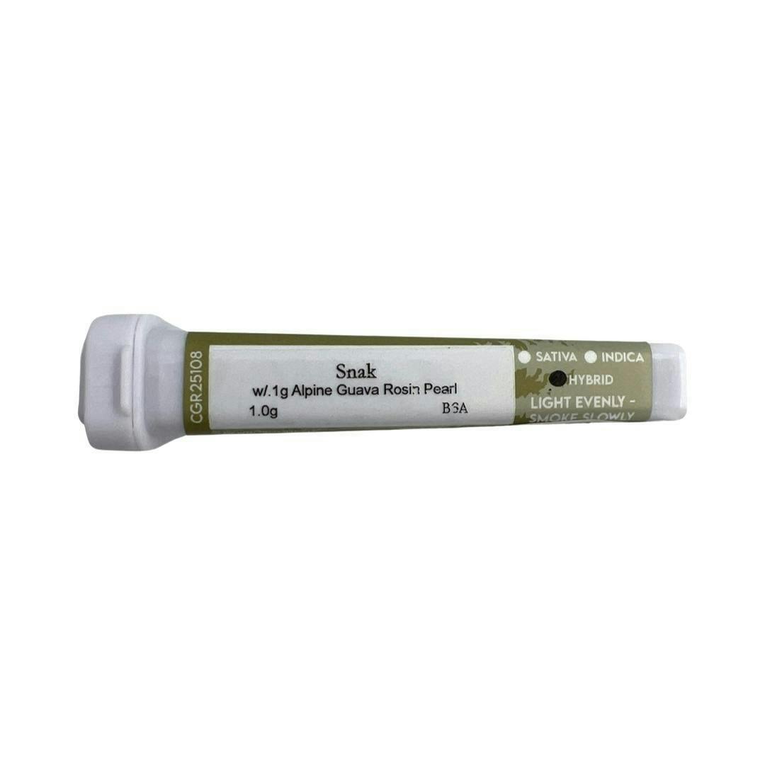 1g Snak w/ .1g Alpine Guava Rosin Pearl Pre Roll - New Horizons