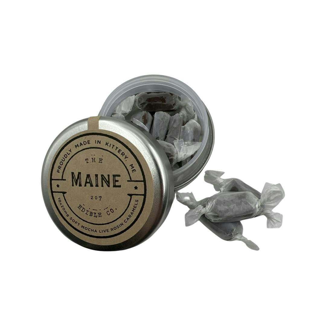 200mg Mocha Caramels -The Maine Edible Co.