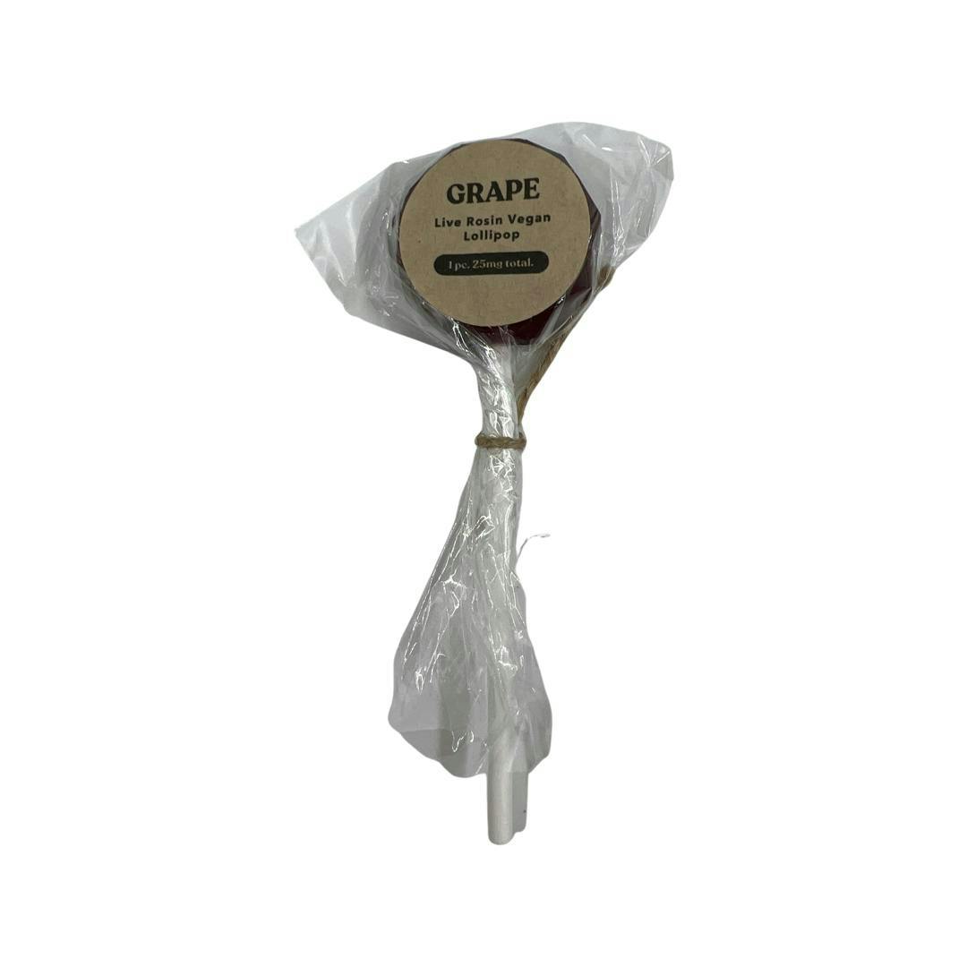 25mg Live Rosin Cran Cherry Lollipop