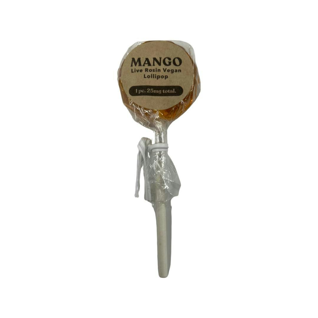 25mg Live Rosin Mango Lollipop