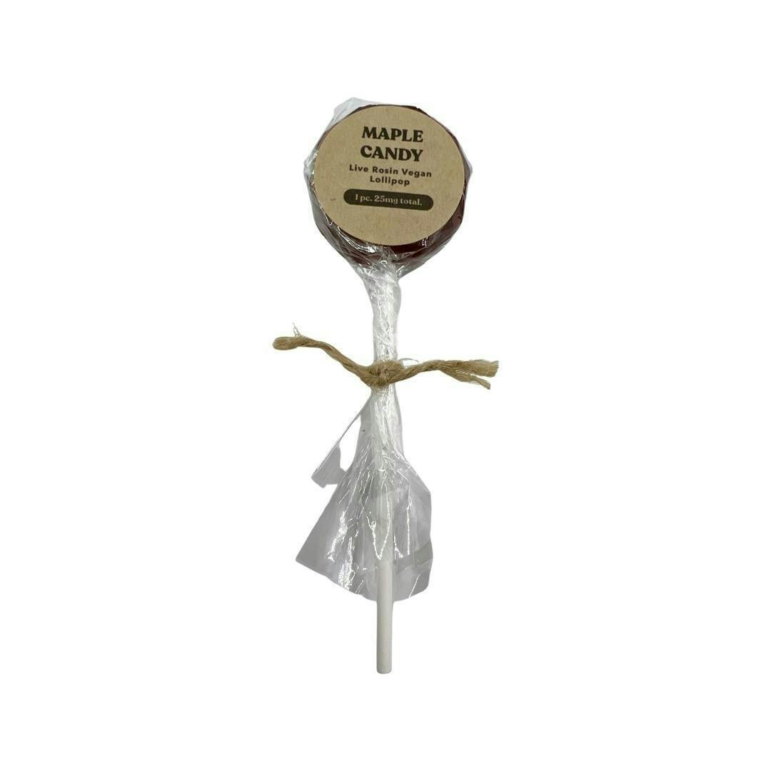 25mg Live Rosin Maple Candy Lollipop