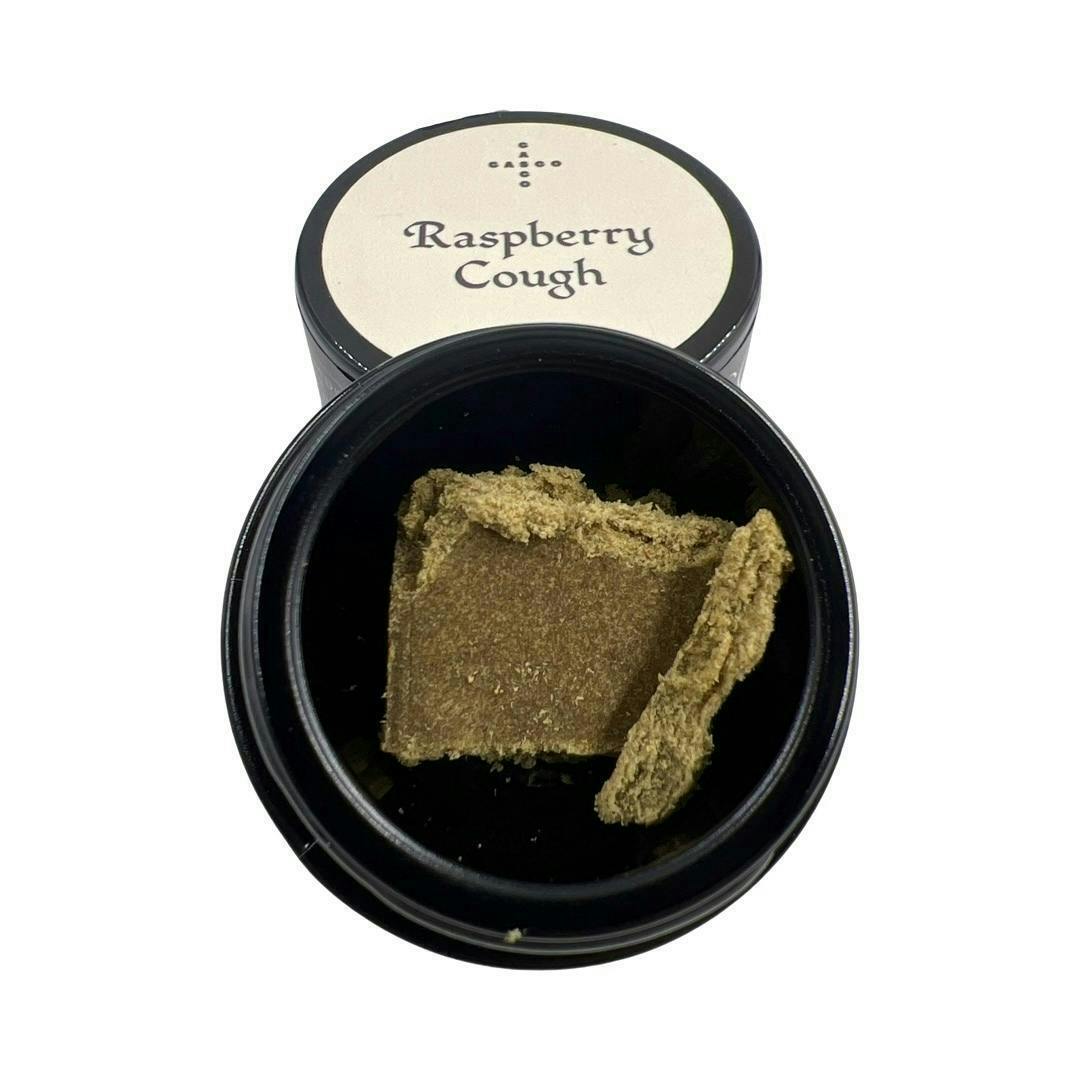 2g Raspberry Cough Dry Sift Hash Bar - Casco Botanicals