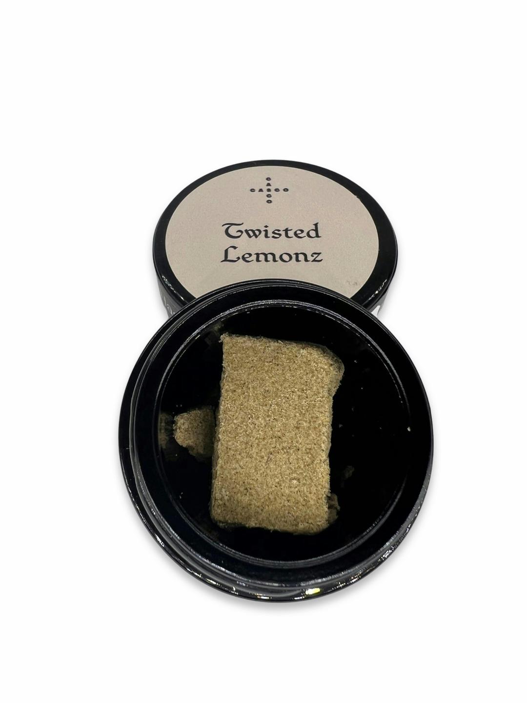 2g Twisted Lemonz Dry Sift Hash Bar - Casco Botanicals (ONE LEFT)
