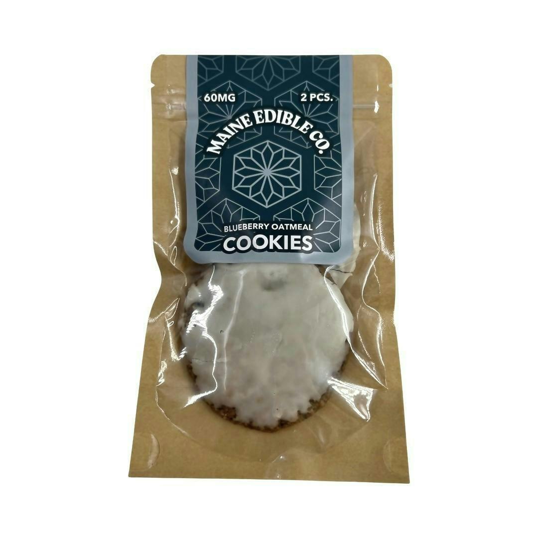 60mg Blueberry Oatmeal Cookies -The Maine Edible Co.