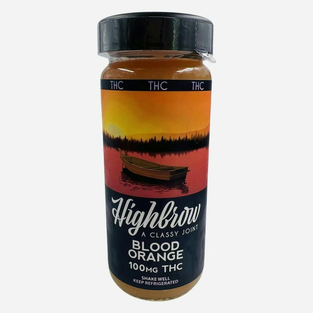 Blood Orange 100mg THC Drink