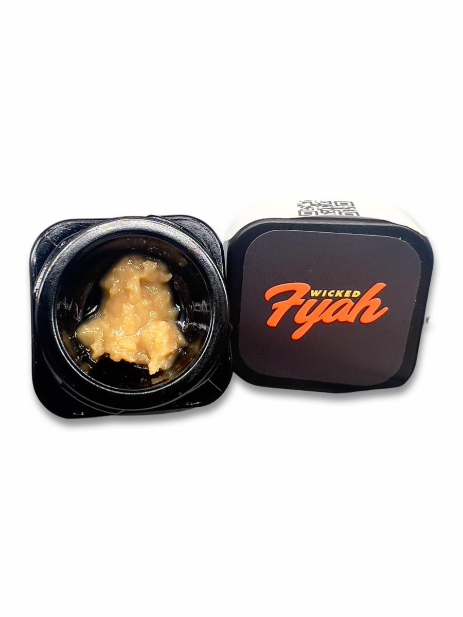 Chocolate Marshmallows 1g Live Hash Rosin - Wicked Fyah (DISPLAY ONLY LEFT)