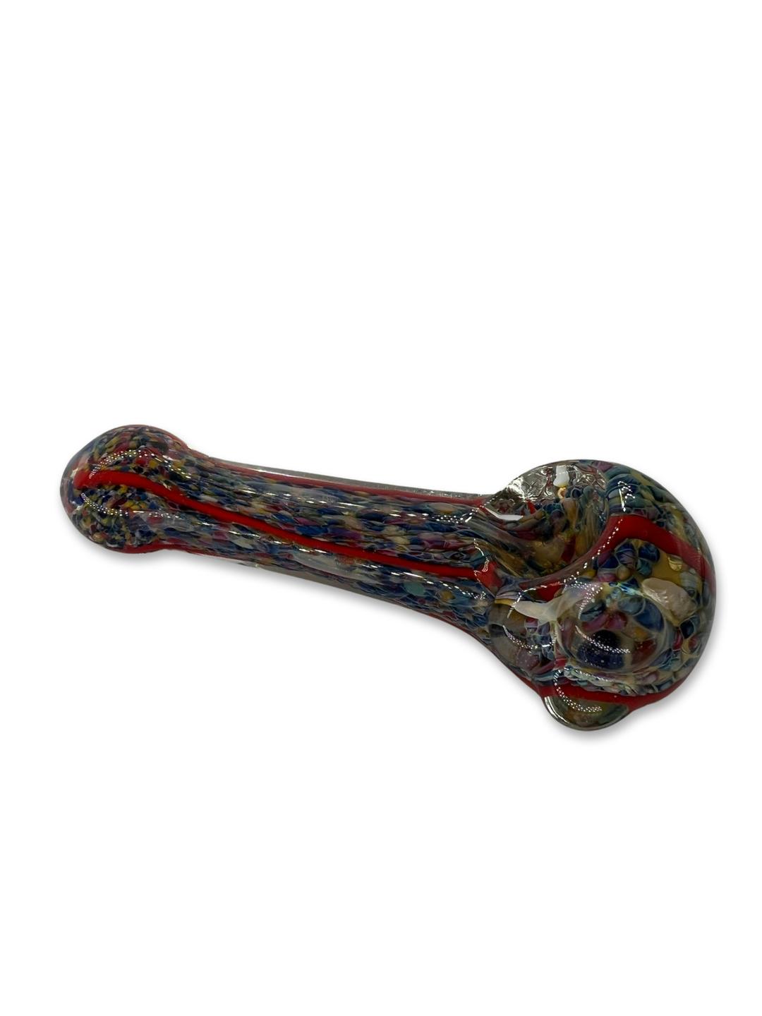 Frit Double Knocker Spoon Pipe