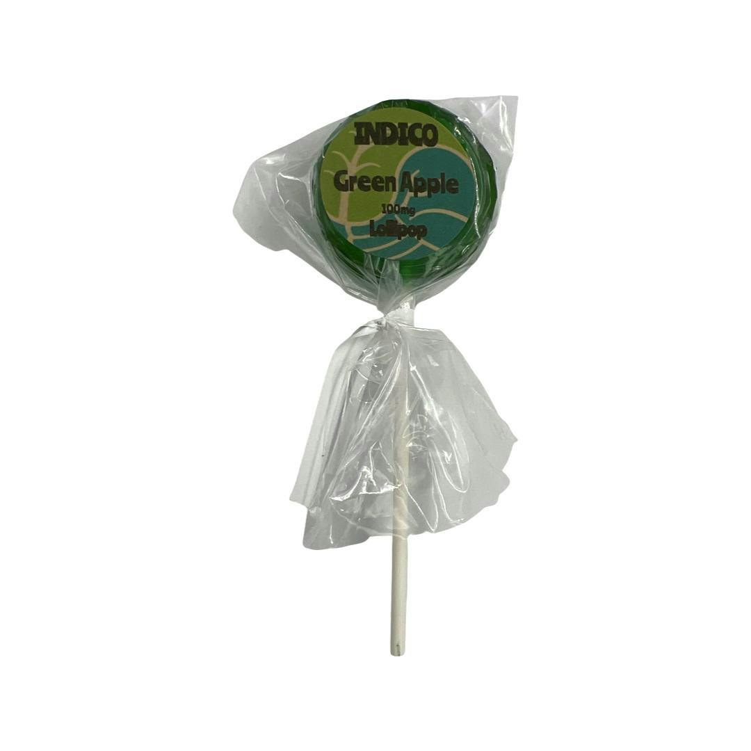 Green Apple 100mg Lollipops