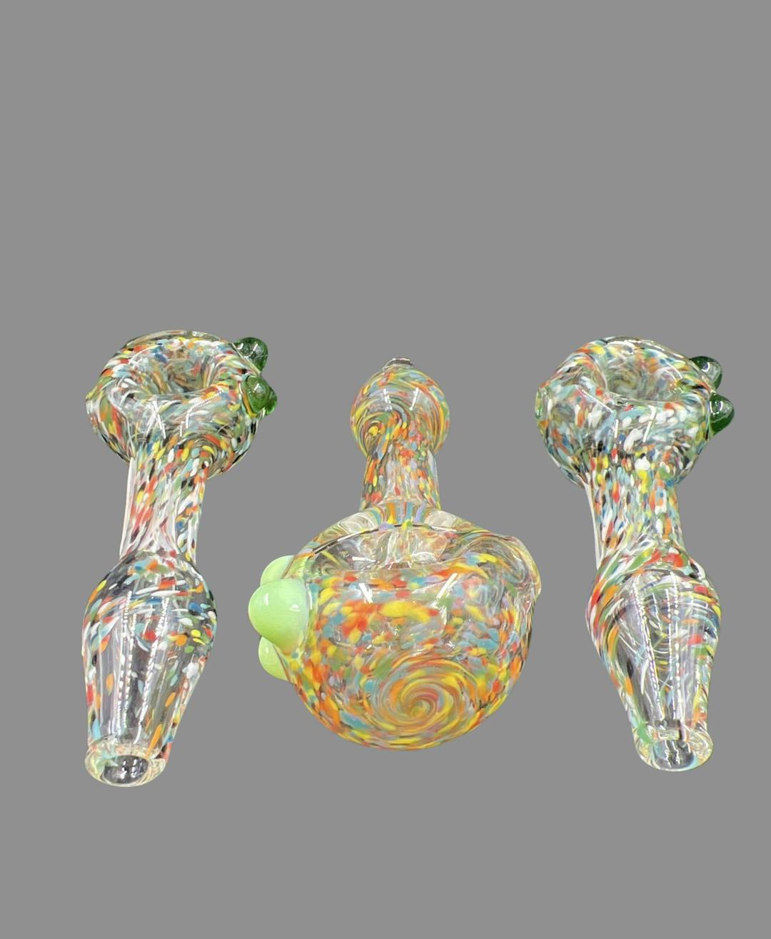 ISO Multifrit Glass Pipe Light Green Bubble