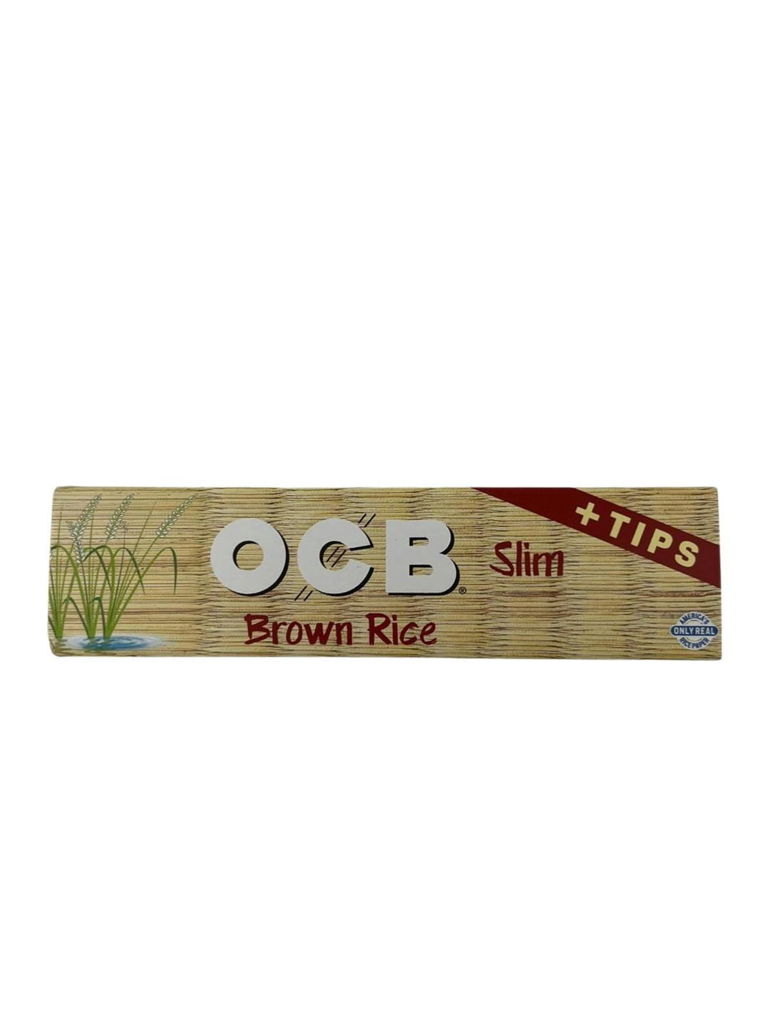 OCB Slim Brown Rice Papers + Tips