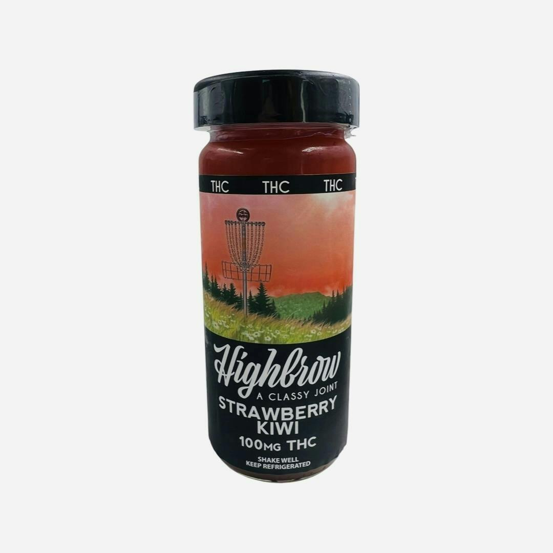 Strawberry Kiwi 100mg THC Drink