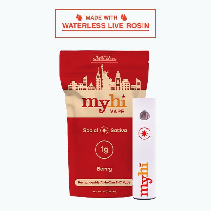 Solventless Live Rosin All-in-One : Social Sativa (1g)