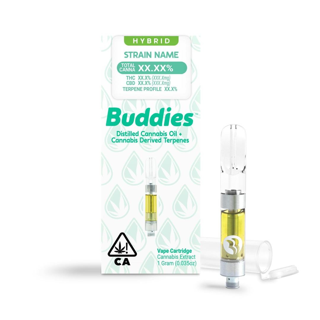 Distillate + CDT Apples & Bananas 1g Vape Cart (H)