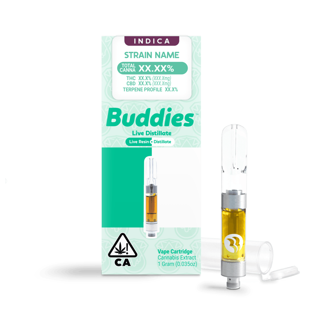 Live Resin + Distillate Chem Dawg 1g Vape Cart (I)