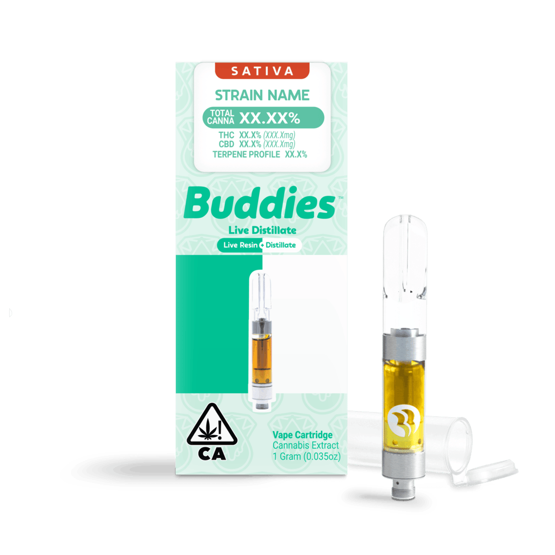 Live Resin + Distillate Tropicana Cherry 1g Vape Cart (S)