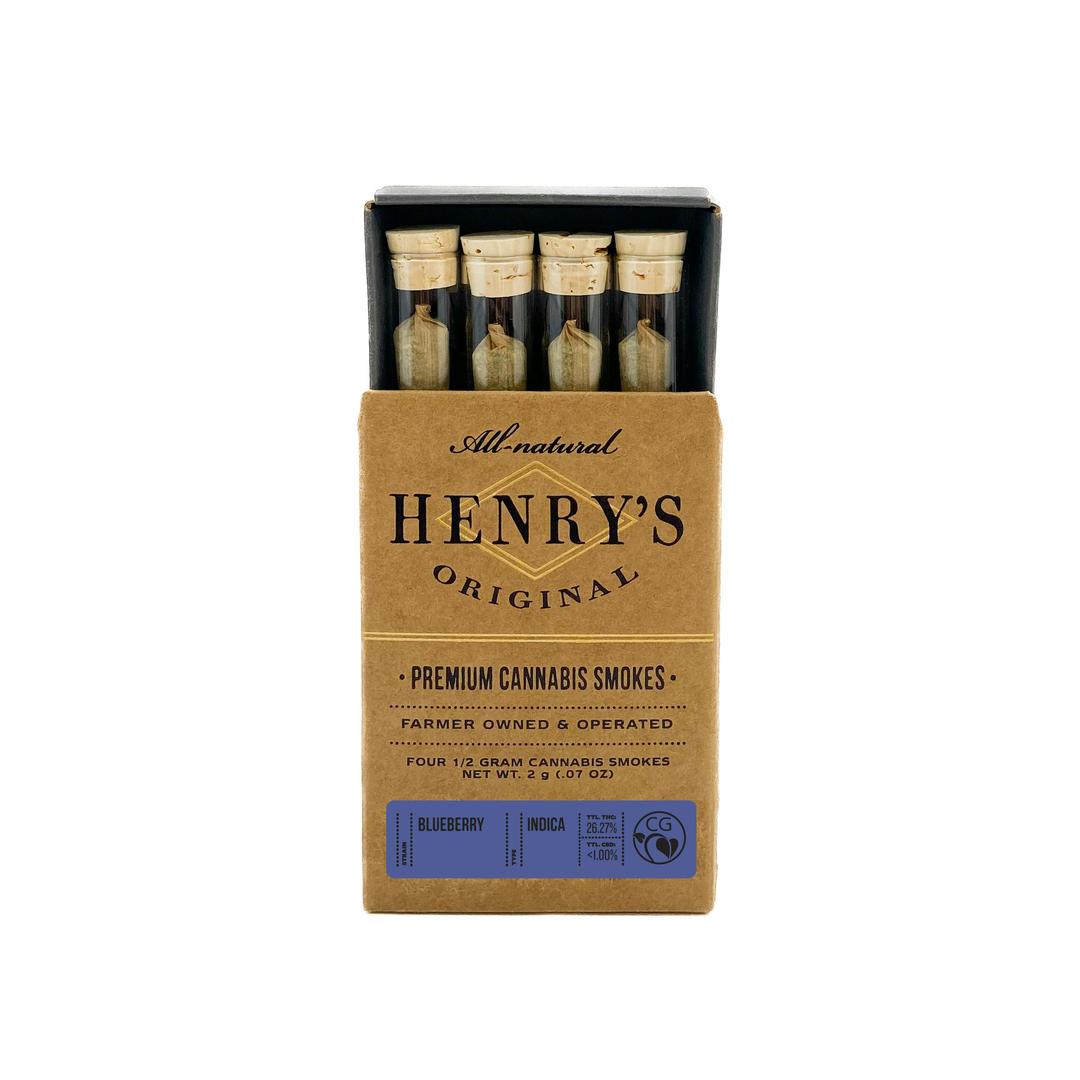 2g Total 4-Pack Pre-Rolls (.5g each)- Blueberry
