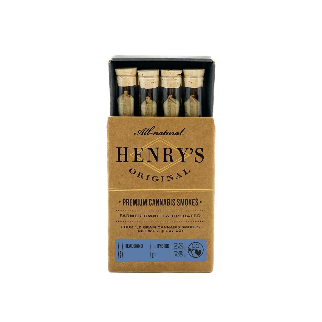 2g Total 4-Pack Pre-Rolls (.5g each)- Headband