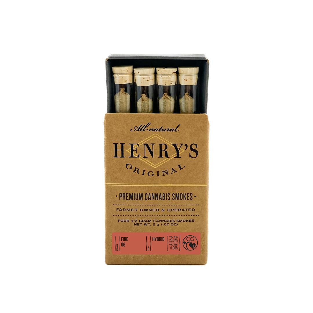 2g Total 4-Pack Pre-Rolls (.5g each) - Fire OG