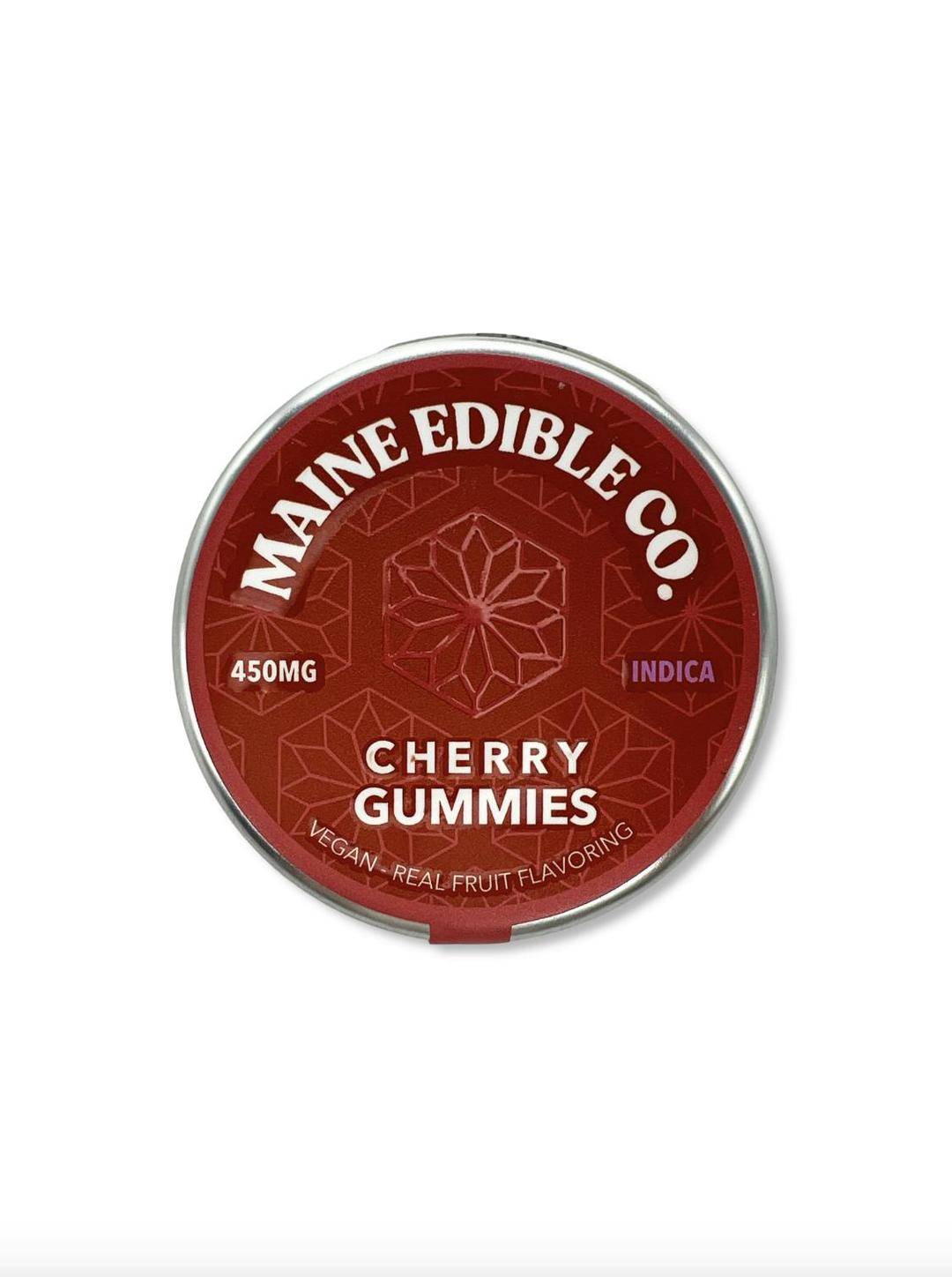 450mg Cherry Indica Gummies - The Maine Edible Co.