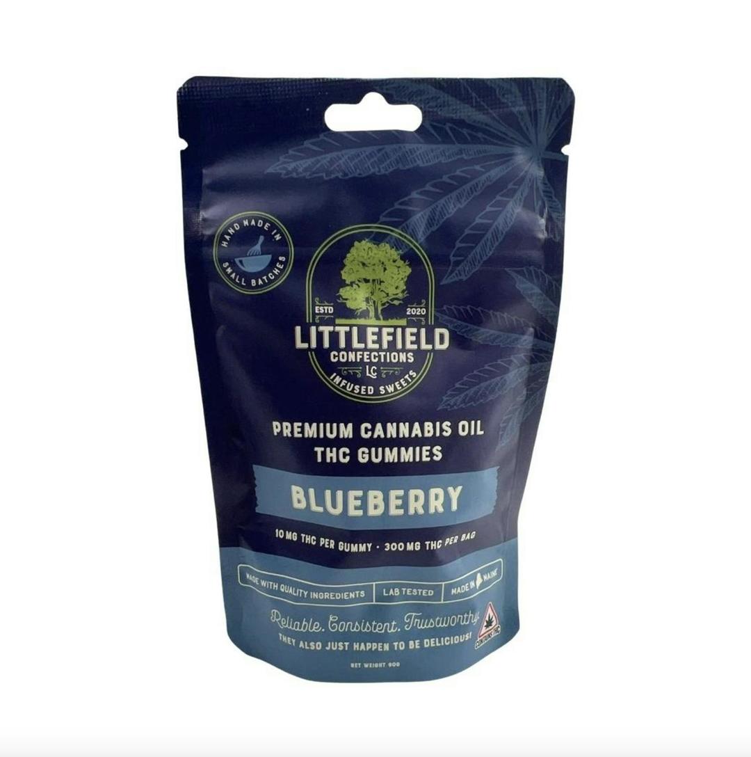 300mg Blueberry Gummies - Littlefield Confections