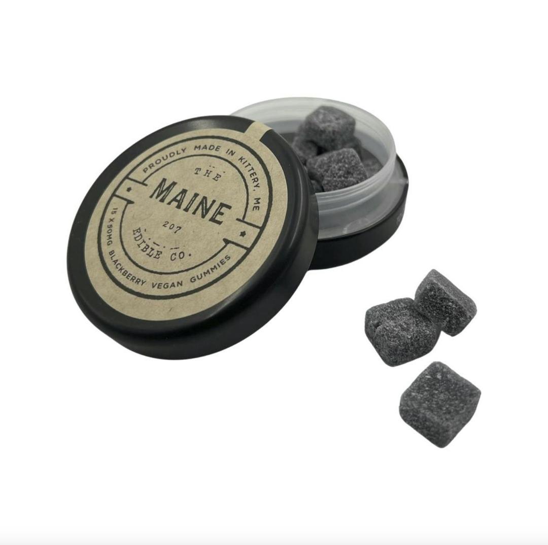 Blackberry 50mg/750mg Gummies- The Maine Edible Co.