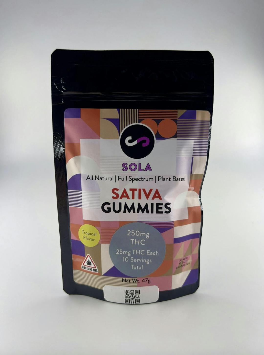 Sativa Full Spectrum Gummies - Sola