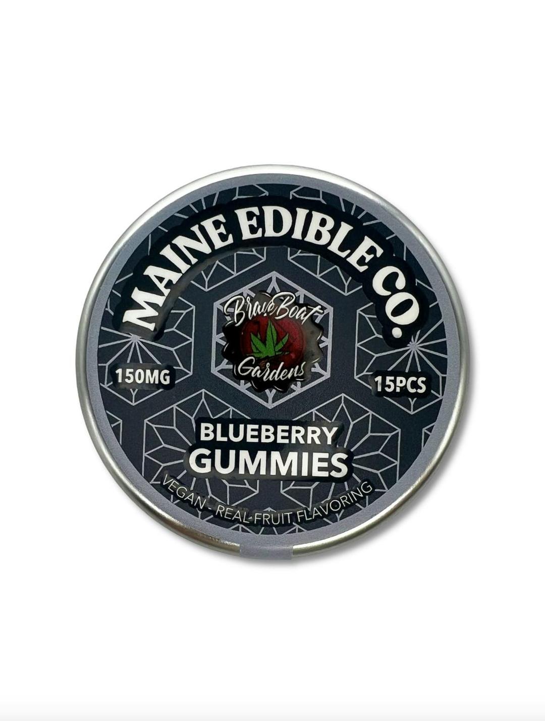 150mg Blueberry Gummies - The Maine Edible Co. + Brave Boat Gardens