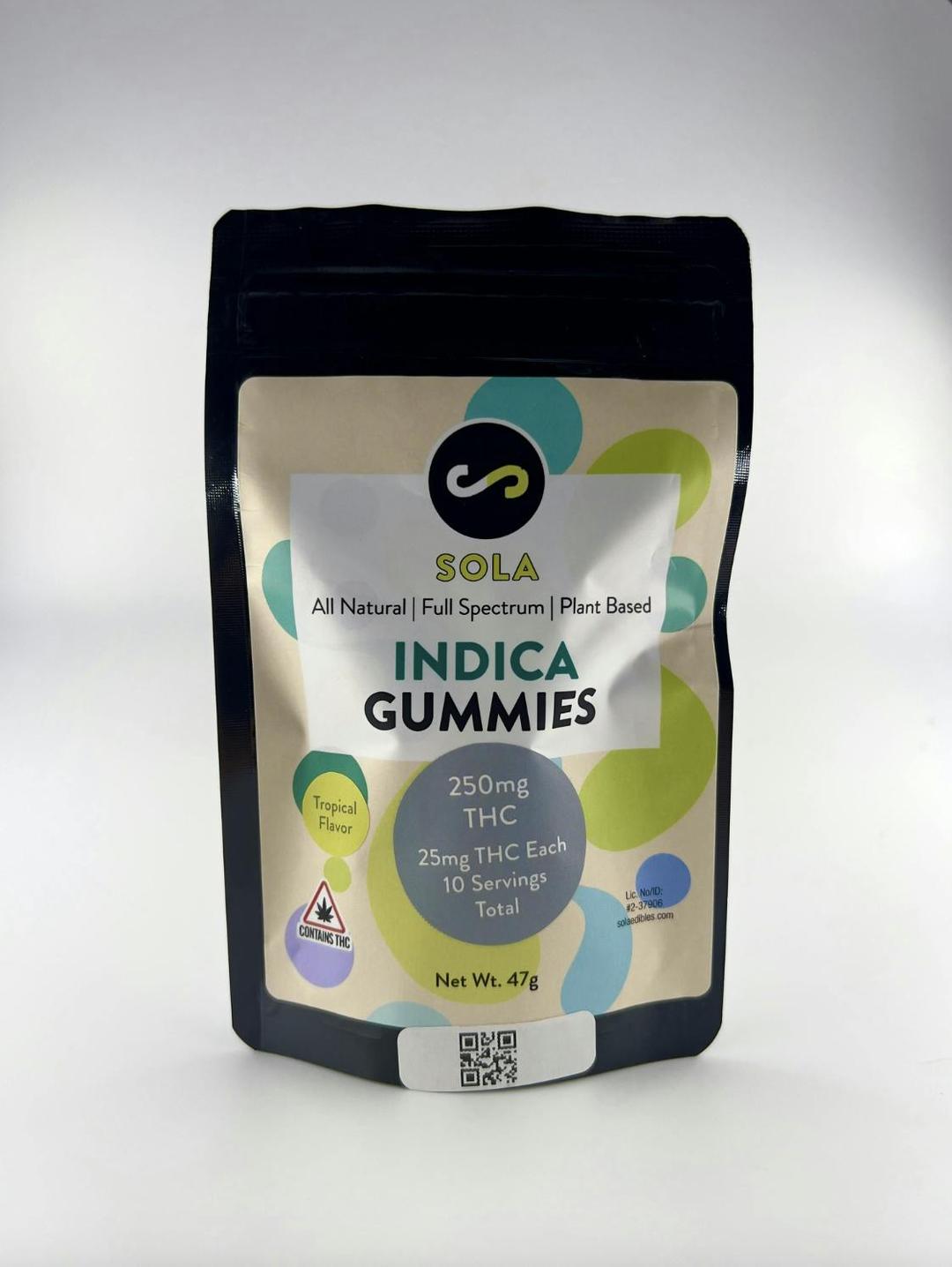 Indica Full Spectrum Gummies - Sola