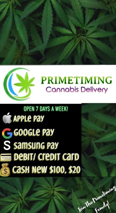 Primetiming Cannabis Delivery (ALL TAXES INCLUDED)