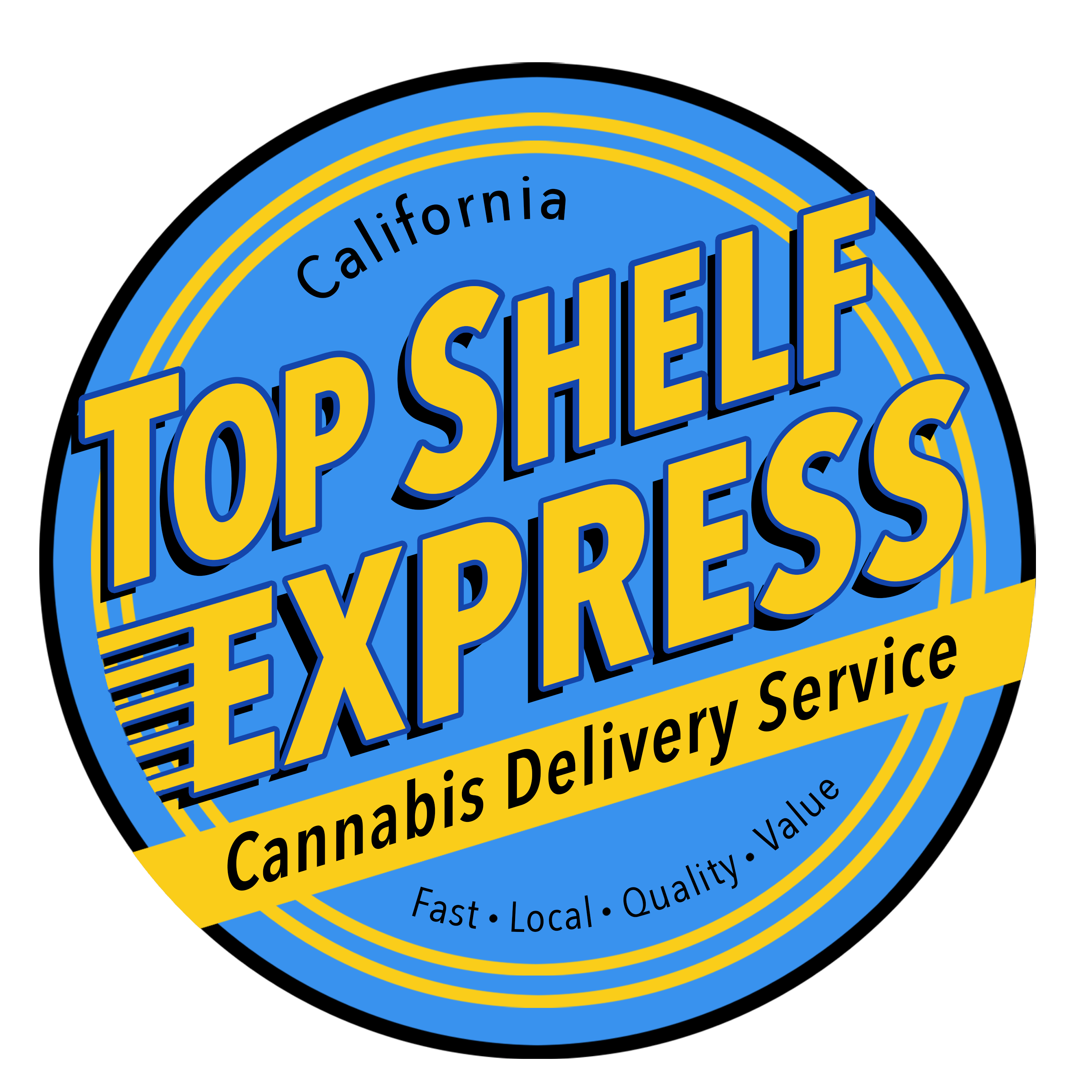 TOP SHELF EXPRESS - EXCISE TAXES INCLUDED logo - Cannabis delivery service in Emeryville