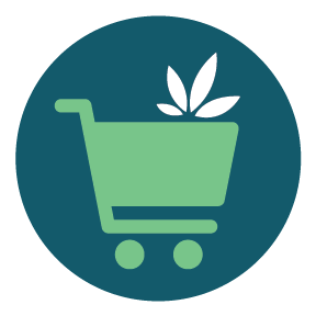 Kush Cart PDX West logo - Cannabis delivery service in Hillsboro
