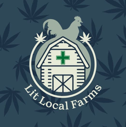 Lit Local Farms storefront banner - recreational marijuana delivery