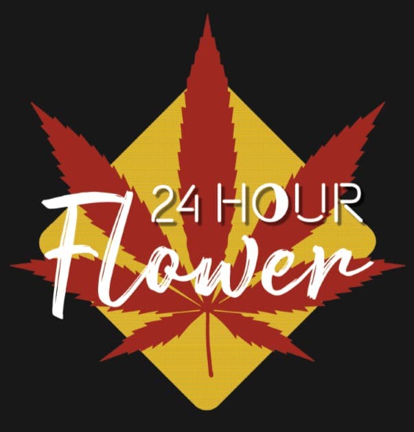24 Hour Flower logo - Cannabis delivery service in Biddeford