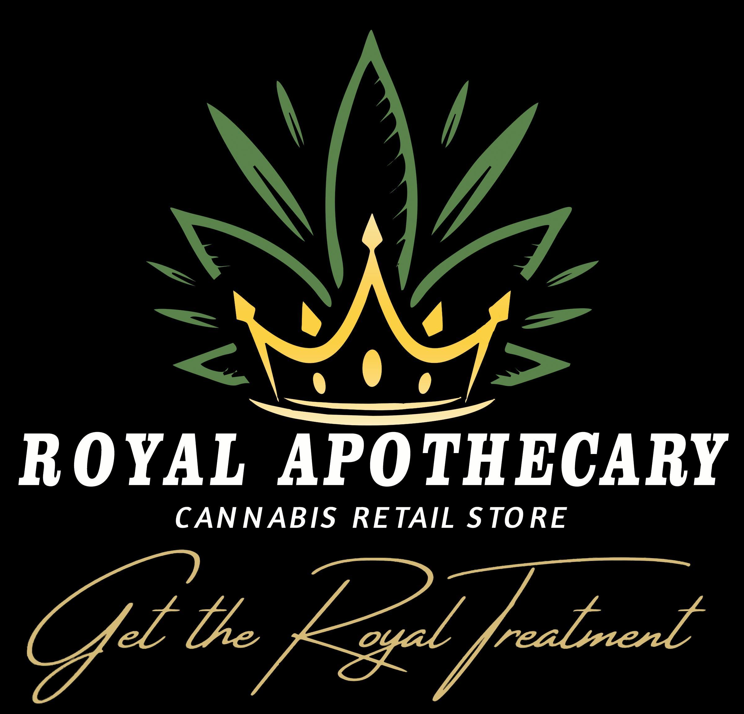 Royal Apothecary logo - Cannabis delivery service in California City