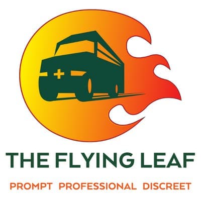 The Flying Leaf storefront banner - recreational marijuana delivery